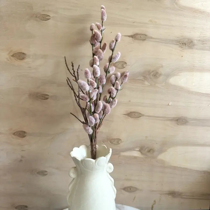 Pink Fuzzy Wuzzy- faux filler (Pussy Willows)