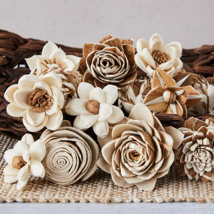Barkie Smalls™ (sola wood flowers) - Assortment - Set of 50