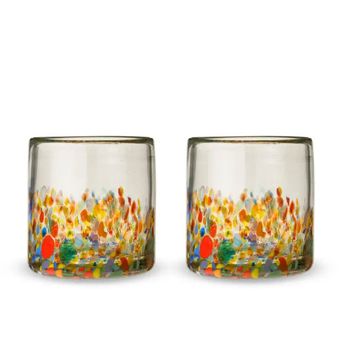 Segunda Vida Artistico Recycled Glass Tumblers - Set of 2