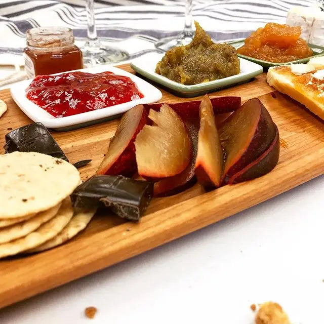 Tasting Board with White Bowls